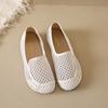 Zapatos Planos de Malla Transpirables para Mujer, Cómodos y Versátiles Zapatos Tipo Gorro de Verano Nuevos, Zapatos Transpirables Huecos con Suela Suave
