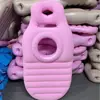 Colchón Inflable de PVC Ecológico para Maternidad con Superficie Cóncava, Afelpado y Engrosado, Adecuado para Uso en Interiores y Exteriores, Fácil de Almacenar