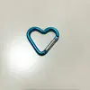 Fivela de Liberação Rápida em Liga de Alumínio em Forma de Coração, Gancho de Amor em Forma de Coração, Chaveiro Externo de Mochila, Mosquetão de Viagem, Equipamento para Atividades ao Ar Livre