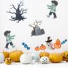 Nuevo HL 190000 Halloween Árbol Muerto Lápida Dulce Niño Calabaza Vidrio Ventana Hogar Pared Decorativo Pegatina de Pared