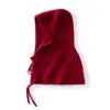 Venta al por mayor de fábrica 100% Cachemir Transfronterizo Otoño/Invierno Nuevo Gorro Bufanda Integrado Cuello Grueso Calentador de Cabeza Cubre Cabeza Gorra