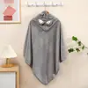 Toalla de Baño para Bebé, Bata con Capucha para Bebé, Bata de Terciopelo de Coral, Toalla de Baño, Absorbente y Suave, Bata de Baño para Niños, Manta