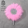 Fábrica de leques de penas leque de penas de peru direto leque de penas coloridas leque de penas de dança leque redondo grande de mão