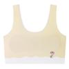 [9-16 años] Chaleco sin costuras de seda helada para niña, ropa interior transpirable para niñas en desarrollo, tubo fino anti-golpes