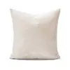 Amazon Más Vendido Sencilla Funda de Almohada de Hielo de Color Sólido para Hogar Sala de Estar Simple Cojín de Sofá Cubierta de Cojín de Cama