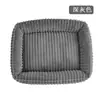 Cama nueva para mascotas, cama de forro polar a rayas para gatos, sofá cálido de invierno para mascotas, cama cómoda para perros, alfombrilla para gatos, cama para perros, colchoneta para cama de mascotas