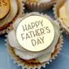 Decoración de pastel para el Día del Padre transfronteriza buen papá te amo decoración acrílica para cupcakes adorno para pastel