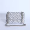 Nuevo Bolso de Noche Perlado de Comercio Exterior, Bolso Cuadrado Pequeño de Moda de Gama Alta con Pedrería, Bolso de Boda de Tres Colores de Alta Calidad