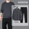 [Conjunto de Moletom] Conjunto Casual de Moletom Masculino Primavera e Outono Nova Moda Mais Fácil de Combinar Respirável Conjunto Esportivo Moderno