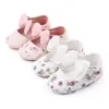 Sapatos de bebê primavera e outono novo bebê menina laço fofo sapatos de princesa boca rasa sola de borracha sapatos para bebês atacado 2362