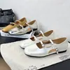 Zapatos Planos Mary Jane Franceses Retro con Doble Hebilla para Mujer, Nuevo Estilo de Verano, Versátiles, que Aumentan la Altura, Bailarinas Caladas