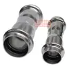 Conector de Compresión Diámetro Igual Directo 304 Acero Inoxidable Pared Delgada Tubería de Agua Extrusión Conversión Conector Rápido Doble Compresión Paso Directo