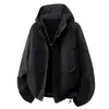 Otoño 2026 Nuevo Chaqueta con Capucha Impermeable Holgada de Trabajo para Hombre Juventud Deportiva Casual Exterior Abrigo Cardigan