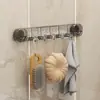 Gancho de Ventosa Ondulado de Lujo Ligero Gancho sin Taladro Gancho Adhesivo para Fila de Casa Estante Organizador de Almacenamiento para Baño Cocina