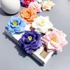 Flores de Rosa Simuladas, Flores de Boda, Pasadores de Pared, Guirnaldas Decorativas, Accesorios de Fotografía DIY, Recuerdos, Flores de Seda de Estrella y Luna