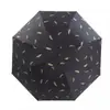 Pena de ouro Sunny Umbrella Sunscreen Black Glue Revestido Sunshade Umbrella Cyber Red Sun Umbrella Cor aleatória
