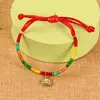 Festival del Bote del Dragón pulsera de cuerda colorida tejida a mano ajustable variedad de dibujos animados universal para niños y adultos cuerda de mano roja
