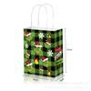 Santa Claus Transfronterizo Copo de Nieve Alce Casa de Madera Árbol Pingüino Calcetines Coche Chimenea Caja de Regalo Compañero de Fiesta Regalo