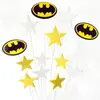 Alambre de Nube Tarjeta Insertable Estrella de Cinco Puntas Accesorios para Hornear Espuma de Esponja EVA Globo DIY Nube Blanca Decoración para Pastel de Cumpleaños