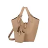 Bolsa de Mão Estilosa e Simples em Formato de Balde para Mulheres, Bolsa Transversal Versátil Popular Este Ano, Bolsa de Ombro Elegante para o Dia a Dia, Comércio Exterior