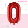 Novo Produto Balões Digitais Versão Americana 16 polegadas Decoração de Cena para Festa de Aniversário Balões de Folha de Alumínio Fabricante Atacado