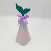 Caja de Dulces para Boda de Sirena Transfronteriza Caja de Dulces Creativa Caja de Dulces para Boda de Sirena Azul en Stock para Fiesta de Cumpleaños de Bebé