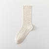 Calcetines de mujer de primavera y otoño, estilo japonés, con orejas de madera, de tubo medio, de hilo de punta, con cielo estrellado, apilados, con doble aguja y sueltos, de luna.