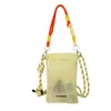 Mini Bolso de Malla Hueca para Mujer, Nuevo Bolso de Hombro Cruzado de Moda para Verano, Bolso para Teléfono de Vacaciones en la Playa