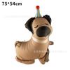 Amazon Novo Balão de Alumínio de Desenho Animado de Cachorro Patas de Cachorro Ossos de Cachorro Tema Wang Wang Balão de Aniversário de Animal de Estimação Fofo