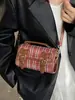 Bolsa de Cuadros Súper Popular de Comercio Exterior para Mujer 2025 Nueva Bolso Cruzado Versátil Casual Bolso de Mano de Moda y Exquisito Bolso Cuadrado Pequeño