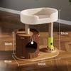 Árbol para Gatos de Múltiples Niveles Agujero de Árbol Nido para Gatos Suministros para Mascotas Todas las Estaciones Todo en Uno Resistente al Desgaste Marco de Escalada para Gatos Nido de Fieltro Tablero Rascador para Gatos