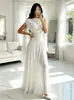 866W Elegante Vestido Longo Plissado Vestido de Noite Vestido de Festa Slim Fit Vestido da Moda 2026 Outono/Inverno