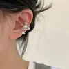 Pinzas para Orejas~Pinzas para Orejas de Zirconia con Diamantes Completos, Sencillas, Modernas y Exquisitas, Pinzas para Hélice Auricular sin Perforar, Lujo Ligero, Pendientes de Gama Alta y Elegantes