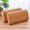 Almohada Fresca de Verano Hueca Tejida de Bambú Almohada Fresca para Adultos Cuentas de Mahjong Protección del Cuello Estudiante Refrescante de Verano Almohada de Esterilla Fresca para una Persona