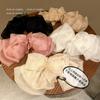 Cyber Celebrity Chiffon Super Fairy Big Bow Hairpin Spring Clip High Ponytail Clip Women's Back of Head Hair Summer Hair Accessories