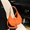 Suministros del Fabricante 2026 Bolso de Hombro de Color Sólido de Moda para Mujer, Bolso de Almacenamiento de Fieltro para Debajo del Brazo, Bolso de Fieltro