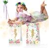 LB197 Hada elfo de Amazon Alas doradas de fantasía regalo dulce traje pegatina bolsa de papel Kraft