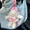 Peluche de Conejo de Orejas Caídas Llavero Colgante Muñeca Pareja de Conejos Decoración de Mochila Regalo de Cumpleaños Máquina de Garra