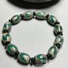 Pulsera de cuentas de ágata de tres ojos y nueve ojos del Tíbet para hombres y mujeres, estilo étnico tibetano, pulsera de cuentas de barril antiguas esmeriladas al por mayor