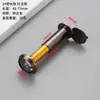 Visor de Puerta Ojo de Gato de Cobre Puro Diámetro 16mm Mirilla de Puerta de Hotel Lente de Vidrio Gran Angular de Alta Definición Anti-Espionaje Mirilla de Puerta de Entrada Anti-Palanca