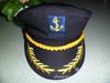 Gorra azul marino al por mayor, gorra coreana, gorra clásica negra, roja y blanca para actuaciones en el escenario, gorra de capitán, gorra de uniforme