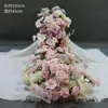 Arreglos florales para fiestas de cumpleaños, flores de mesa tipo cascada, guirnaldas de flores colgantes, exhibiciones decorativas para ventanas, arreglos florales colgantes, flores para decoración de bodas y compromisos