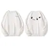 Estilo Novo Outono e Inverno Desenho Estampado Gatinho Fofo de Desenho Animado Redutor de Idade Versátil Estilo Menina Roupa Externa Casual Moletom Soltinho