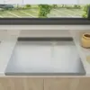 Tabla de cortar de acero inoxidable engrosada de doble cara para amasar masa, tabla de cortar para frutas de uso doméstico, suministros de cocina al por mayor