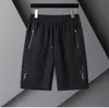 Pantalones Cortos de Seda de Hielo de Secado Rápido para Hombre, Transpirables de Verano para Baloncesto, Deportes, Running, Pantalones de Playa Sueltos de Cinco Puntos