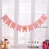 Especial Transfronteiriço para letras de bronzeamento bandeira decoração de festa de aniversário layout de fundo banner rabo de peixe suprimentos de festa atacado