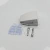 Clip de pantalla de plástico minimalista moderno, clip de vidrio para pantalla de escritorio, clip deflector de pantalla de encimera
