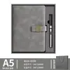 Set de regalo de caja para cuaderno personalizado, cuaderno, bolígrafo, unidad USB con grabado, se puede imprimir con logo, regalos promocionales corporativos personalizados