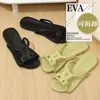Pantuflas Portátiles de Viaje para Mujeres para Bañarse, Viaje de Negocios a Hotel, Hogar Plegables Pareja Sandalias Suaves de Suela Eva para Hombres