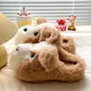 [Lindo estilo coreano] Pantuflas mullidas de cachorro Border Collie para mujer, Nueva colección Otoño/Invierno 2026, Pantuflas cálidas de algodón para el hogar y el dormitorio, Pantuflas de pareja